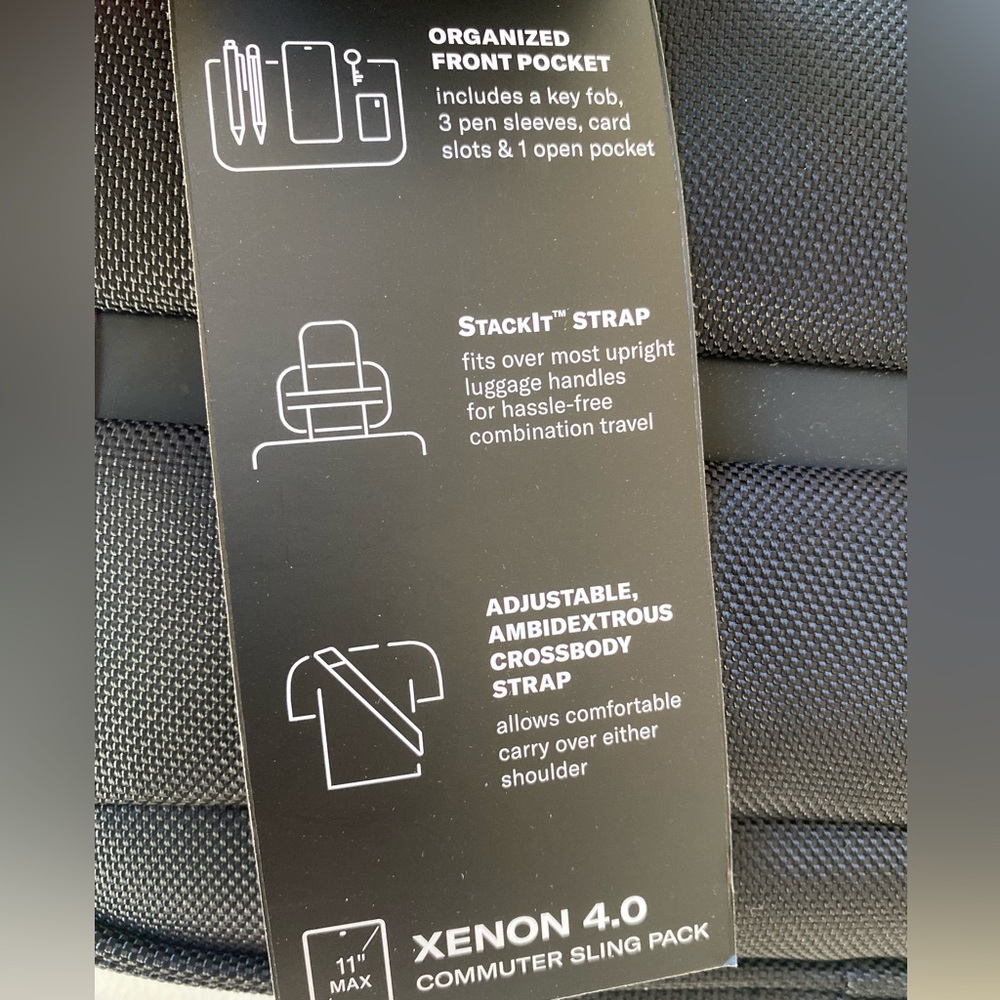 Samsonite sling bag - commuter travel bag - Picture 5 of 8